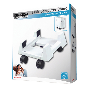 CMP-CASESTAND1 Desktopstandaard universele kunststof / metaal wit Verpakking foto